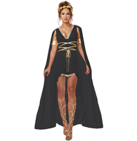 Ecowalson Déesse Grecque Robe Femmes Halloween Costume Médiéval Film Cosplay Égyptien Cléopâtre Athéna Vêtements Lady Cos Party