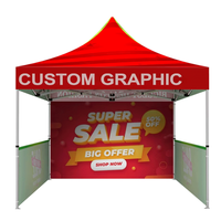Carpa Plegable con Impresión de Logotipo Personalizado, Diseño Personalizado, Carpa Pop-up para Ferias Comerciales, Actividades de Marca y Venta de Productos
