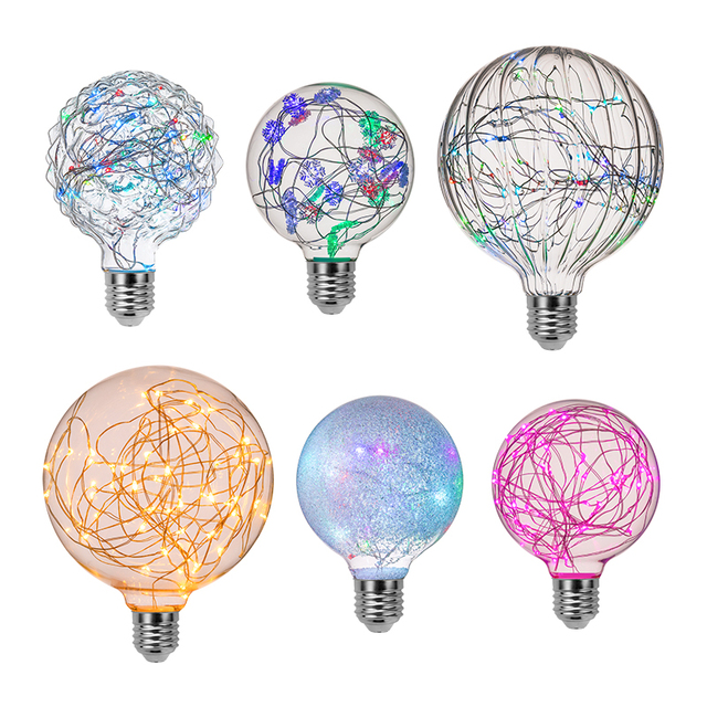 Wholesale Edison E27 Glass ManufactureHigh Quality Hot Sale Decorative Bulb Customized Electric Vintage LED Filament Bulb
