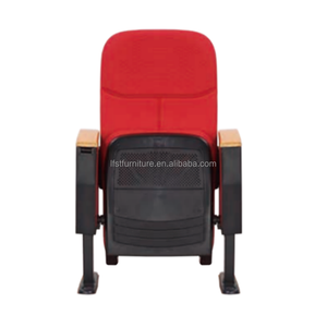 Tiyatro Mobilyaları Oditoryum Koltuğu Katlanabilir Kumaş Oturma Alanı Çelik Ayaklar Ahşap Kolçak Sinema Spor Salonu Tiyatro Kilise Okul Otel Kullanımı İçin - Product Image 4