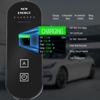 Cargador Portátil Tipo 2 con Enchufe UK de 16A y 220V, con Cabezal de Carga para Uso Doméstico y Cargador de Coche