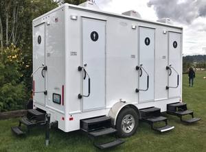 Port de luxe préfabriqué un pot extérieur portaloo événement <span class=keywords><strong>toilette</strong></span> mobile sur remorque pour <span class=keywords><strong>toilette</strong></span> - Product Image 2