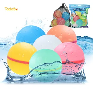 Tadatu Self Filled Magic Eco Water Ball Toy Self Sealing Refillable Silicone Magnetic Reusable Water Bomb Balloons
