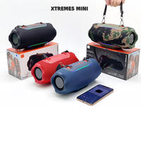 Enceinte portable sans fil XTREME5 MINI avec lumière LED, caisson de basses, système audio, étanche IPX4, lecteur de musique, compatible Bluetooth.