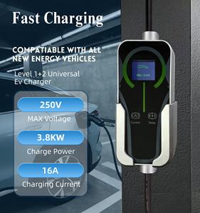 Chargeur EV portable 32A 7KW 400V EVSE Type 2 AC pour voiture électrique, charge rapide à domicile, IP65 CE, câble TPU 5m - Product Image 2