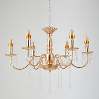 Nouvelle Décoration de Mariage de Luxe Dorée, Lustre Rideau de Perles en Cristal Plaqué Métal, Luminaire de Plafond pour Scène d'Événement