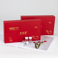 Boîte d'emballage personnalisée écologique pour 6 flacons de sérum peptidique de 10 ml, fermeture magnétique de luxe, boîte rigide en carton, mousse mate, revêtement UV