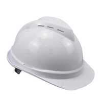 Casque de sécurité unisexe certifié ANSSI AST20HWW007 en ABS, anti-choc, anti-impact, style demi-couverture, ventilé, pour les travailleurs du bâtiment