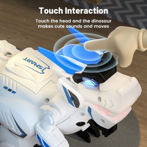 Robot dinosaure SJY-R25, animaux électroniques, mode combat, télécommande, plastique, portée de 30 m, fonctionne sur piles, jouet éducatif RC pour enfants - Product Image 6