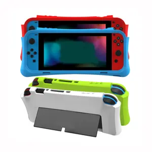 Capa Protetora Gamepad Para Nintendo Switch OLED Game Console Integrado Capa Protetora De Silicone