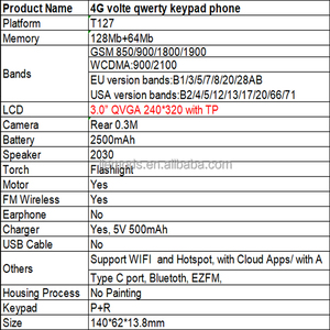 Telefono Qwerty Keyboard Phone 4g Lte <strong>Telephone</strong> Qwerty <strong>Keypad</strong> Phone Oem Unlocked 4g Mobile Phone with <strong>Keypad</strong> and Qwerty Button - Product Image 6