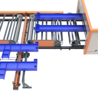 Ligne de pulvérisation automatique intelligente pour structure en acier Machines de pulvérisation CNC Ligne de peinture automatique efficace
