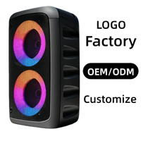 Altavoz Inalámbrico Portátil ABS-3202 con Bajos Profundos, Luz RGB, Logotipo Personalizado de Fábrica, Envío en 7 Días, Nombre BT Personalizado, CE RoHS