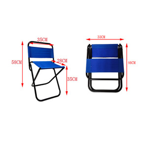 Factory Direct Sale Lightweight Outdoor Foldable Fishing Chairs Portable Metal Picnic Camping Folding <b>Stool</b> Chair - Product Image 2