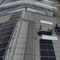 Système de montage solaire de nouvelle conception, support de montage pour toit en tôle ondulée, structure de toit photovoltaïque, système de support solaire amélioré