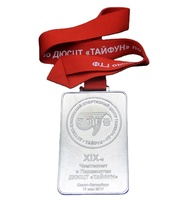 Médaillon professionnel personnalisé en métal Marathon Sports Award Trophée de football Médaille d'or