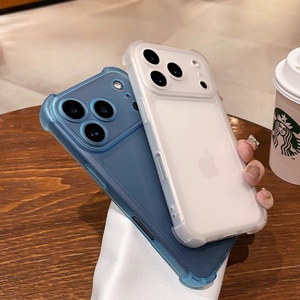 เคสโทรศัพท์ใส TPU สีดำสำหรับ iPhone 17 Pro Max แบบนิ่ม ป้องกันการตกกระแทกทั้งสี่มุม ด้านหลังแข็ง - Product Image 5