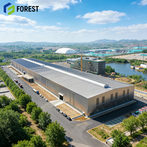 Entrepôt logistique moderne et durable en acier galvanisé préfabriqué - Product Image 1