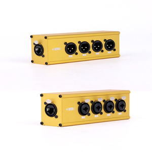 RJ45 Extender, 4 kênh RJ45 trên XLR DMX pháo 6.35mm Mạng Cáp Extender, Splitter XLR hộp sân khấu - Product Image 4