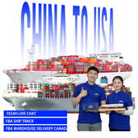 Transitaires pour Entreprises Commerciales Chine-Canada Marchandises Diverses Amazon FBA Entrepôt 3PL Livraison DDP DDU Dédouanement LCL