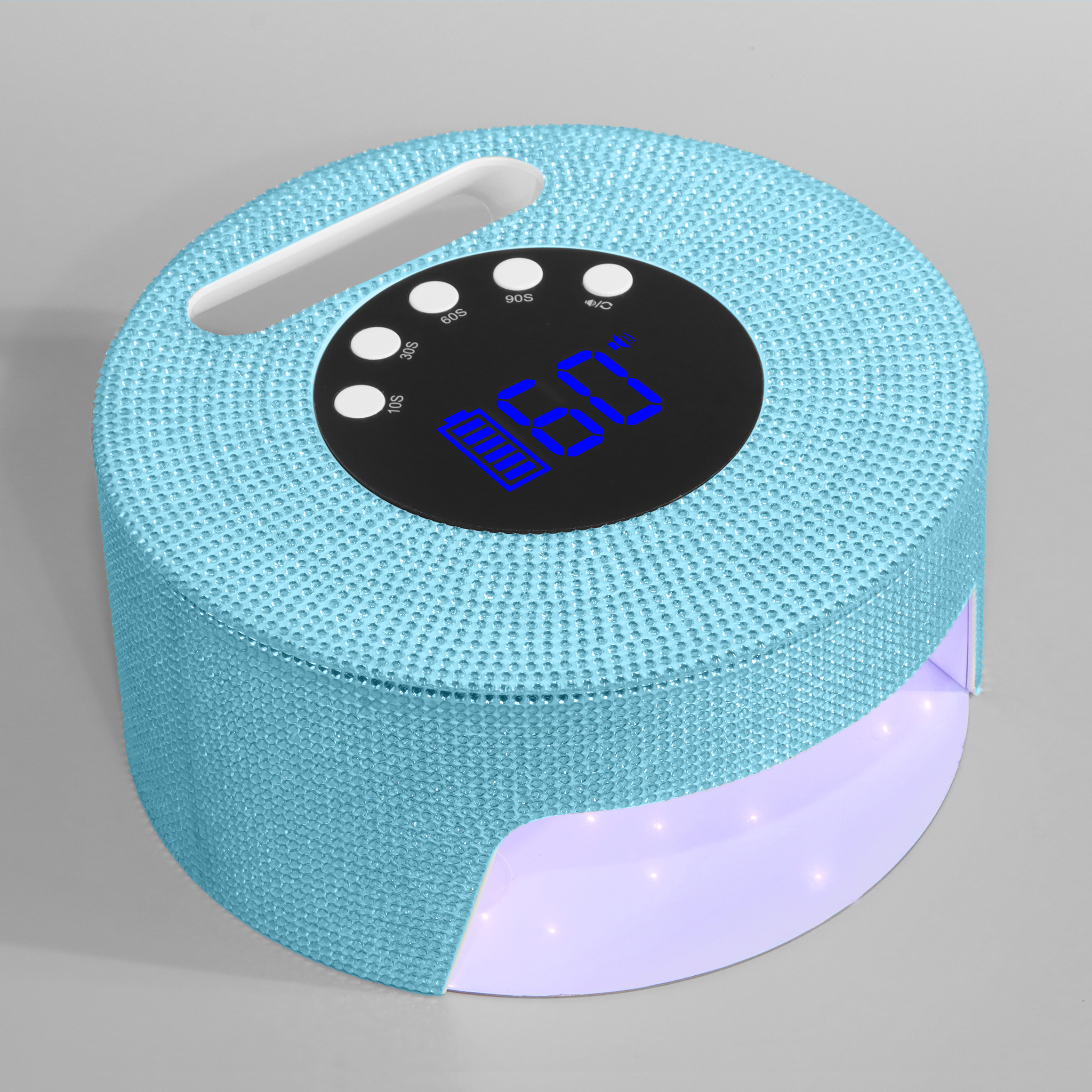 Diamond 54w Rechargeable Uv Led Nail Lamp Cordless Wireless Professional Gel Nail Light Polish Dryer with 4 Timer Setting