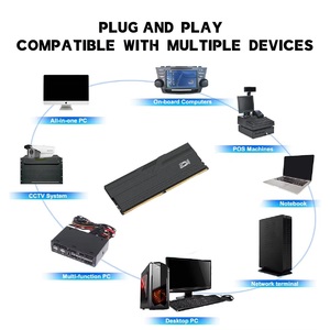 Mémoire <span class=keywords><strong>RAM</strong></span> DDR4 Gaming 4/8/16/32GB RGB pour ordinateur portable Disipador De Calor Doble Baja Latencia LED Programmable - Product Image 2