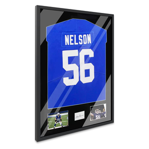 High-end Solid Wood Handmade Durable Eco-Friendly Jersey Storage Photo <strong>Frame</strong> with Customizable Wall Mount for Home Decor - Product Image 5