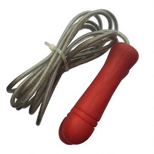 Cuerda de Saltar de Acero Saibro con Mango Rojo, Duradera, Unisex, para Fitness en Casa, de Alta Calidad, Personalizada - Product Image 6