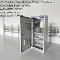 Boîtier de distribution d'alimentation basse tension en métal XL-21 haute performance IP55 avec verrouillage hybride pour applications d'équipements électroniques