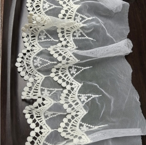 Ren Lưới TRIM kỳ lạ Thêu Giày chất liệu Túi Xách Vải Lolita váy HEM phụ kiện tan trong nước ren - Product Image 2