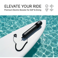 Propulseur sous-marin pour scooter aquatique, moteur de propulsion pour planche de paddle SUP, booster de sport aquatique à propulsion par jet, avec laisse