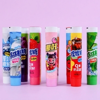 Tubes cylindriques en aluminium-plastique de qualité alimentaire, écologiques, avec impression UV de surface de luxe, 12,7-35 mm, bouchon à vis, pour dentifrice