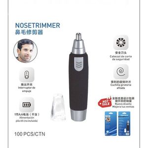 Recortador Nasal Eléctrico Recargable, Cuchilla de Seguridad, Material Plástico, Uso Doméstico para Hombres, 100 Piezas - Product Image 3