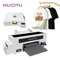 NUOYU Novedades: Impresora DTF Automática de 30 cm para Tintas Pigmentadas A3, Máquina de Impresión de Camisetas y Todo Tipo de Textiles con Horno