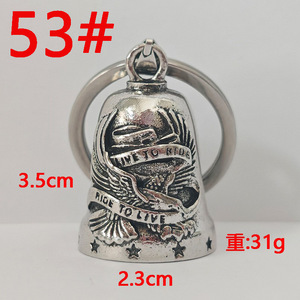 Porte-clés mousqueton en alliage de zinc fait main, motif ailes d'ange, pendentif religieux en métal, forme irrégulière, impression en relief - Product Image 4