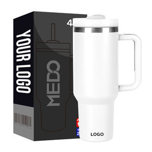 Vaso Térmico Portátil Personalizado al por Mayor, de Acero Inoxidable de Doble Pared, Aislado, de 40oz, con Asa y Pajita - Product Image 5