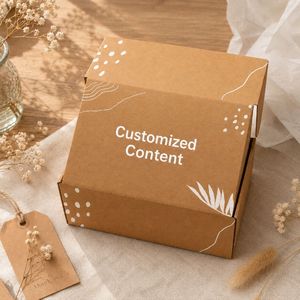Caja de Envío de Cartón Corrugado con Logotipo Personalizado, Cajas de Cartón Reciclables para Embalaje de Cosméticos - Product Image 2