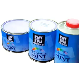 Spray de revestimento líquido para pintura de carro, cores metálicas de poliuretano prateado
