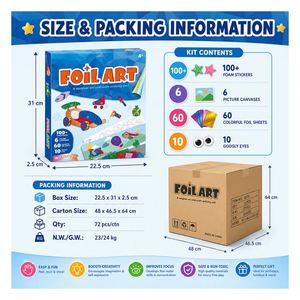 Lot de cartes à peindre en EVA scintillantes pour projets créatifs de mode princesse, jouet de voyage fait main pour jeunes filles - Product Image 2