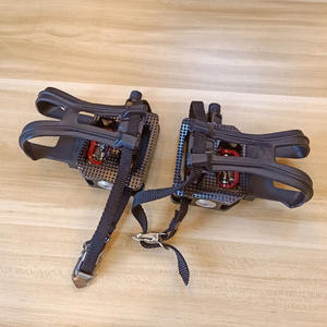 JENDEL OEM FACTORY Commercial Bearing Aluminum Indoor <strong>Spin</strong> Bike Pedals JD-014V <strong>Black</strong> 9/16" M18 M20 GYM CLUB Fitness Equipment - Product Image 2