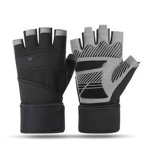 Coexistence Custom Logo Breathable Workout Gym Wholesale Leather Half Finger Fitness Protection <b>Weight</b> Lifting Training <b>Glove</b> - Product Image 4