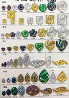 20x36mm perles de résine en forme de feu colle sur le vêtement et colle strass flatback sur le dessus des chaussures comme décoration vente chaude