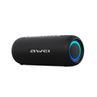 KA8 pour haut-parleur avec micro intégré, éclairage LED RVB, sortie 10-30W, contrôle par bouton, batterie jusqu'à 2000mAh, jusqu'à 10 heures d'autonomie