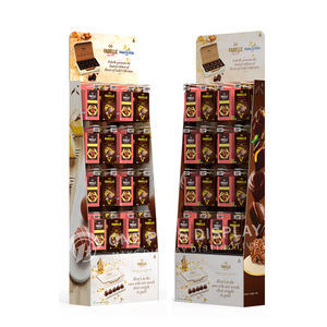 Support d'affichage <span class=keywords><strong>Euro</strong></span> Hook sur mesure FD-10001 One Plus 15 cm pliable <span class=keywords><strong>en</strong></span> carton ondulé écologique autoportant - Product Image 1