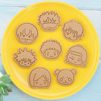 8 teile/satz Anime Kopf Keksform Plastik plätzchen Fer ramenta Para Panificacao Kinder DIY Keksform Backen Kuchen Zubehör