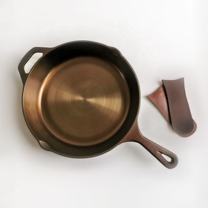 <span class=keywords><strong>Padella</strong></span> Rotonda <span class=keywords><strong>in</strong></span> Ghisa Naturale Antiaderente con Manico Ausiliario, Liscia e Lucidata - Product Image 1