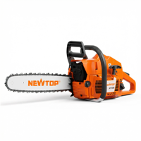 Tronçonneuse industrielle 2 temps 72cc pour la coupe d'arbres avec carburateur Walbro H272 essence OEM