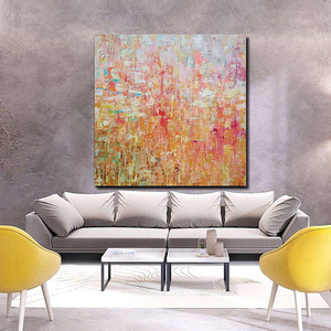 100% dipinto a mano arte astratta di grandi dimensioni vibrante pastello pittura a olio moderna <span class=keywords><strong>soggiorno</strong></span> decorazione della <span class=keywords><strong>parete</strong></span> di casa <span class=keywords><strong>con</strong></span> Base in tela - Product Image 6