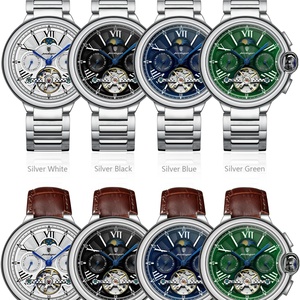 POEDAGAR Luxury Male <b>Watch</b> Tourbillon Date Week Stainless Steel Men <b>Watch</b> Waterproof Automatic <b>Mechanical</b> Men's <b>Watches</b> - Product Image 6