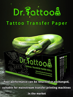 Feuilles de transfert thermique pour tatouage format A4, papier carbone pour copie de pochoirs, fournitures de tatouage